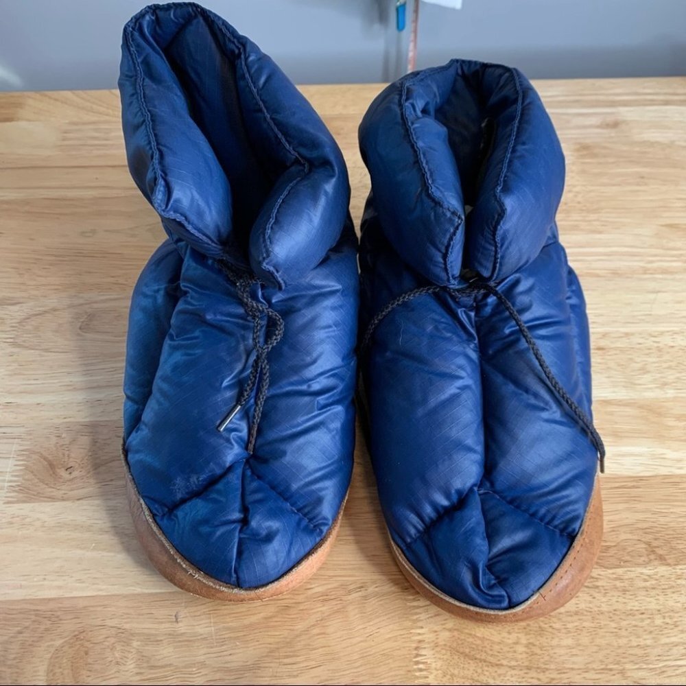 Vintage Eddie Bauer Goose Down Booties - Picture 2 of 10